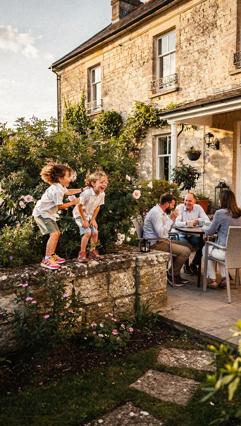 Gemütliches Wohninterieur eines UNESCO-Weltkulturerbes mit Blick auf die malerische Altstadt.