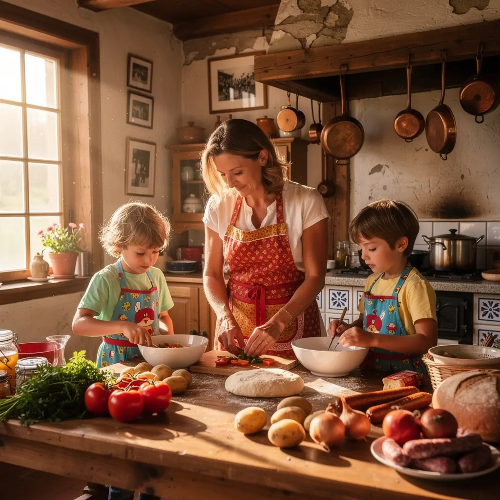 Historisches GebГ¤ude in der Salzburger Altstadt mit liebevoll restaurierter Fassade und modernen Fenstern.